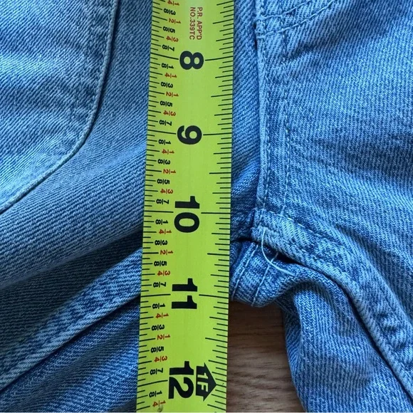 Anthropology Pilcro The Wanderer Relaxed Jeans Blue Denim Boho Straight 27 - Picture 11 of 16